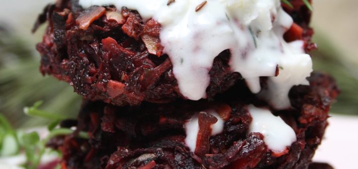 beetroot-fritters
