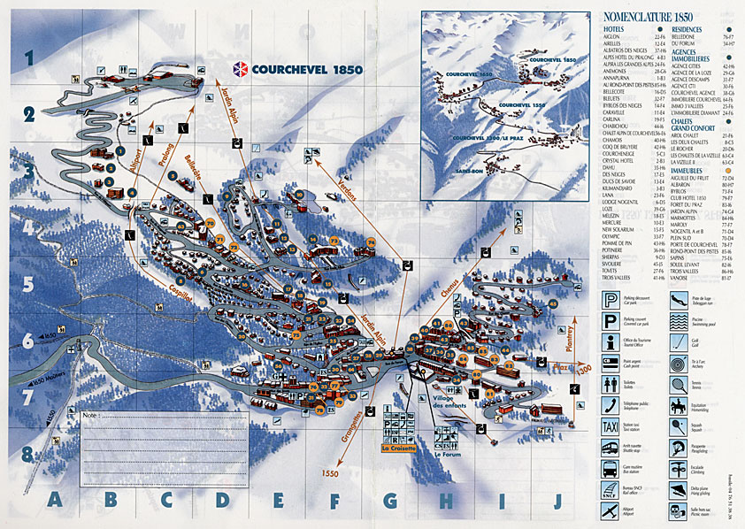 courchevel-1850-resort-map