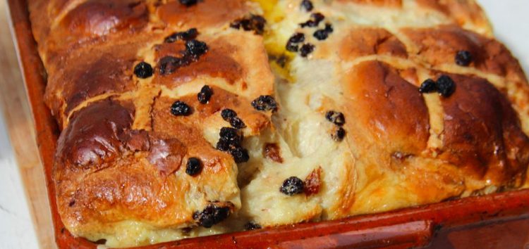 hot-cross-bread-butter-pudding
